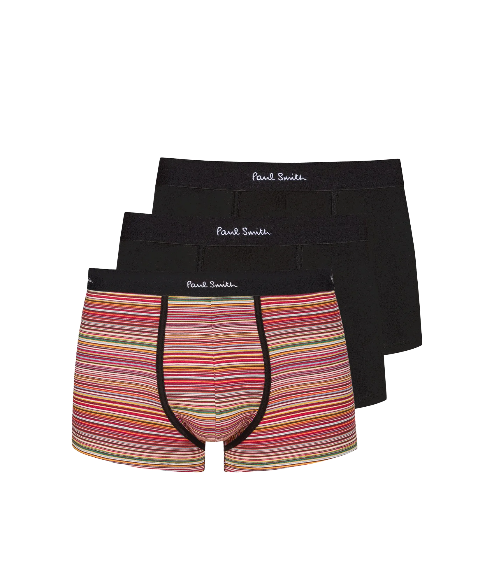 'Signature Stripe' Mixed Boxer Briefs Three Pack - Multi