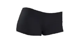 Smooth Seamless Boyshorts - Black