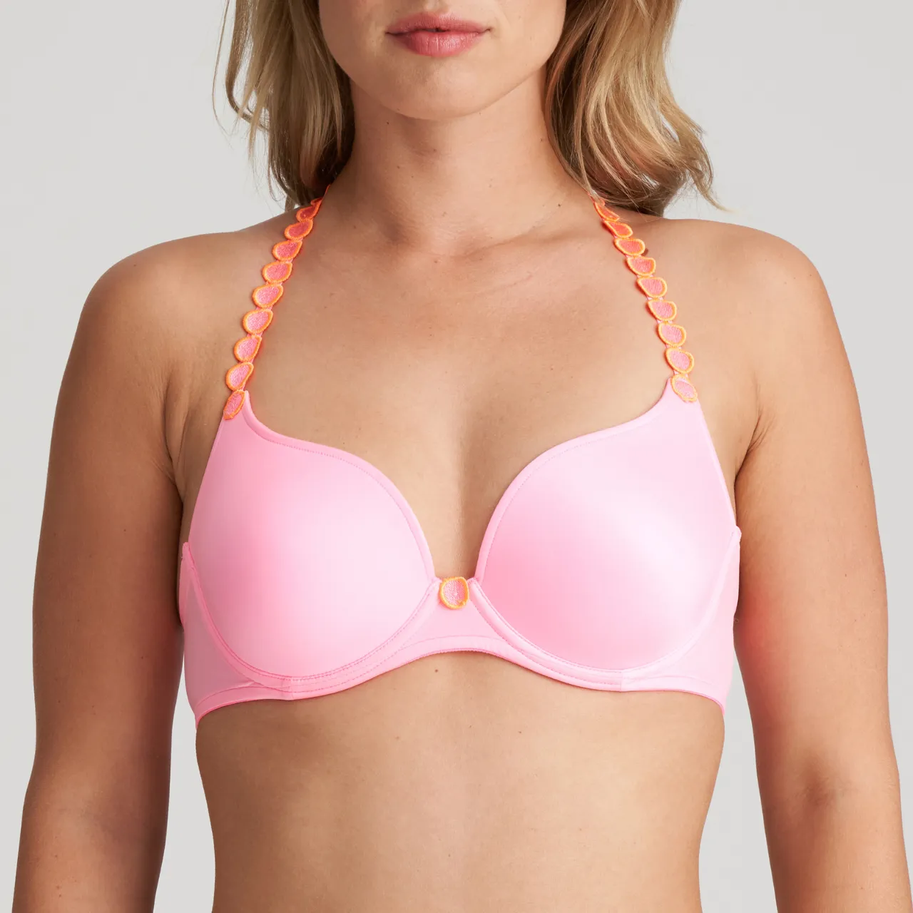 Tom Heart Shape Bra in Happy Pink